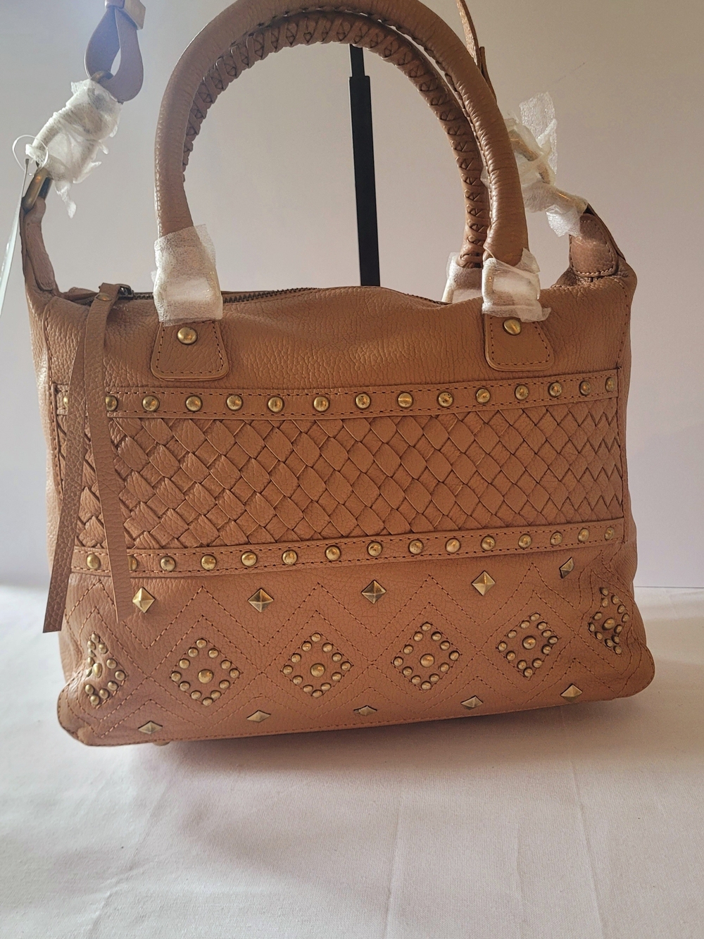 Sharif Studded Satchel Two Way Carry